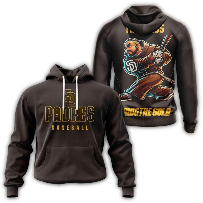San Diego Padres The Pads Bring The Gold AOP Hoodie 1