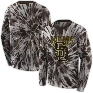 San Diego Padres Tie-Dye All-Over Print Sweatshirt For Fans