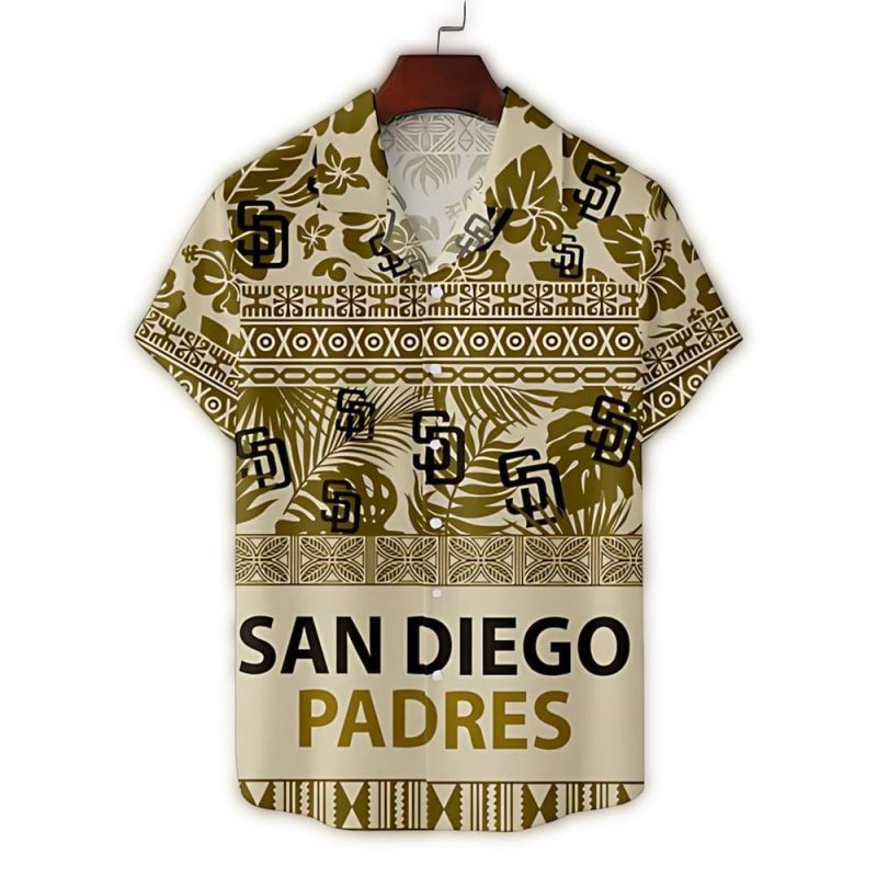 San Diego Padres Tribal Heritage Hawaiian Shirt 1