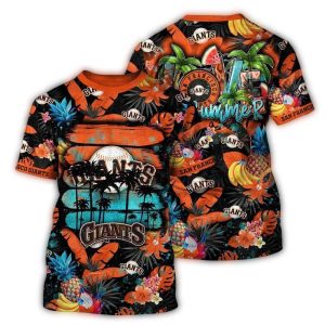 San Francisco Giants Adventure Vogue All-Over Print T-Shirt For Fans