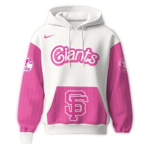 San Francisco Giants Barbie Night Game All-Over Print Hoodie For Fans