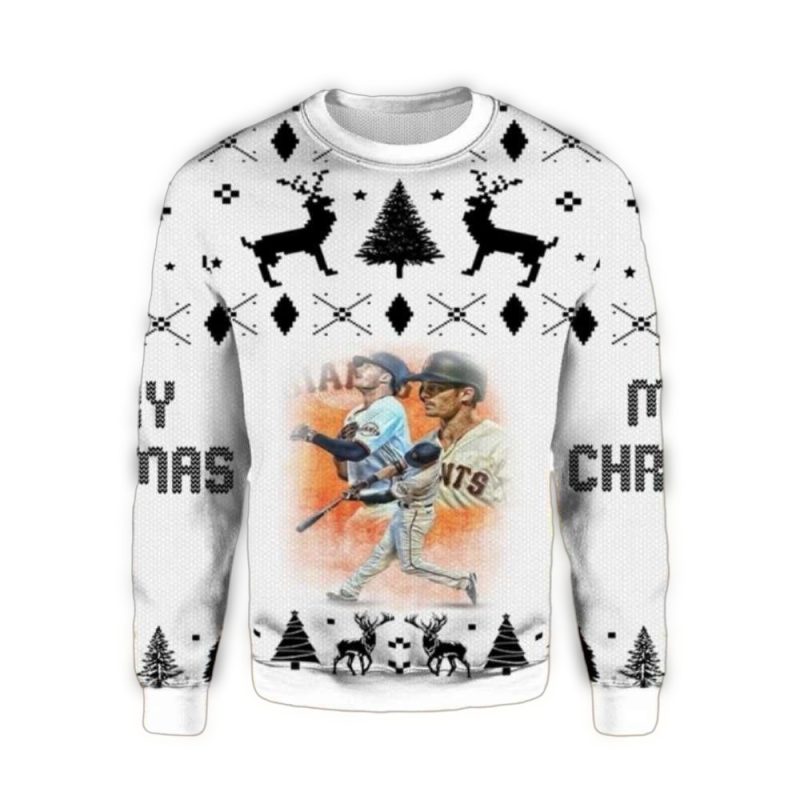 San Francisco Giants Baseball Legends Christmas Ugly Sweater 1