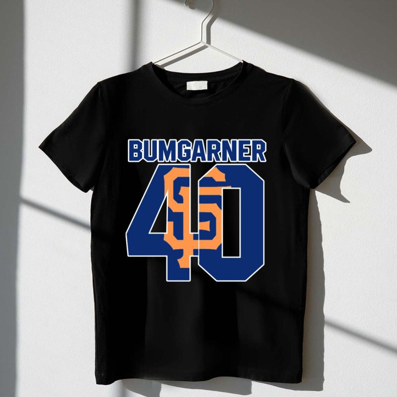 San Francisco Giants Bumgarner 40 Jersey T Shirt t shirt 1 1