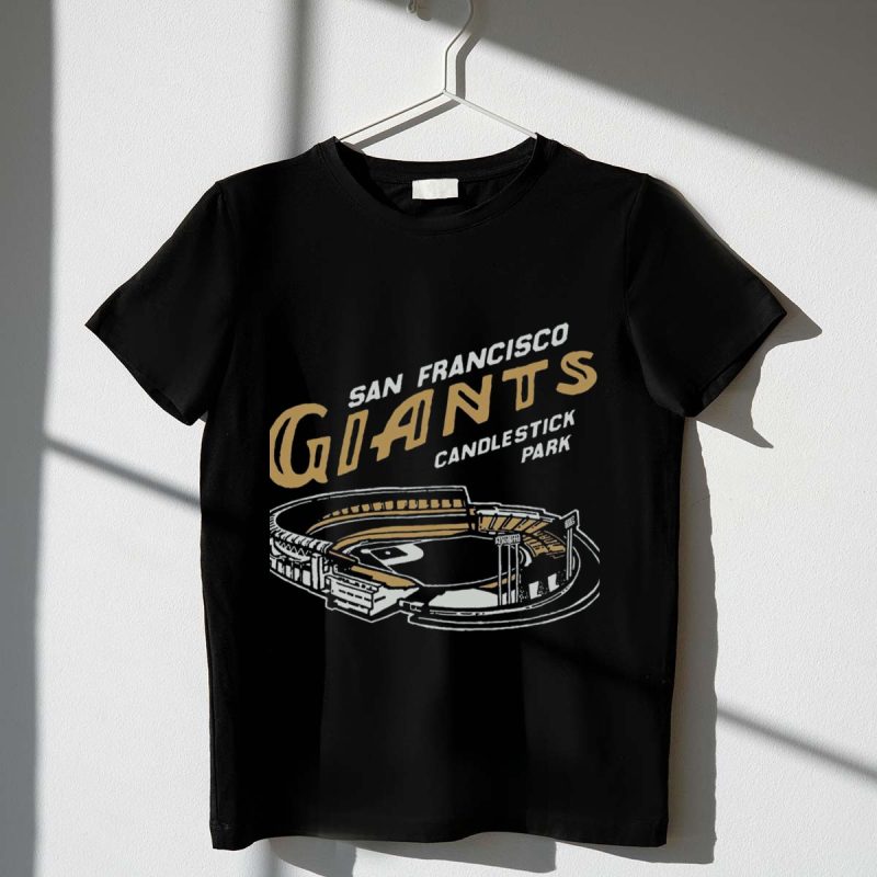 San Francisco Giants Candlestick Park Stadium Vintage T Shirt t shirt 1 1