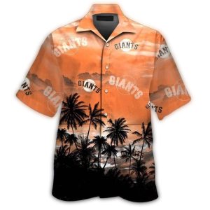 San Francisco Giants Tropical Hawaiian Shirt - Coconut Beach Style