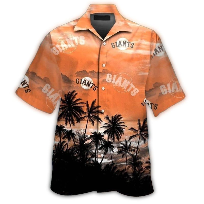 San Francisco Giants Coconut Beach Tropical Hawaiian Shirt 1