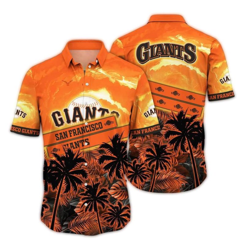 San Francisco Giants Coconut Sunset Tropical Hawaiian Shirt 1