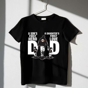 San Francisco Giants Dad T-Shirt - Sons' First Hero, Daughters' First Love
