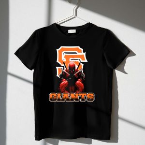 San Francisco Giants Deadpool Crossover Graphic T-Shirt For Fans