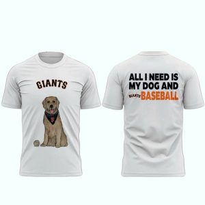 San Francisco Giants Golden Retriever All-Over Print T-Shirt For Dog Lovers