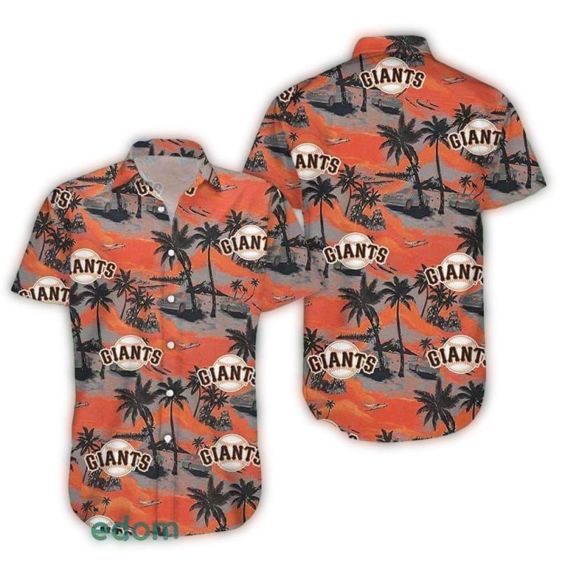 San Francisco Giants Driver Coconut Island Tropical Hawaiian Shirt 1