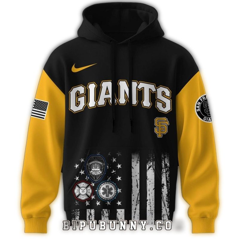 San Francisco Giants First Responders Night All over Print Hoodie 1