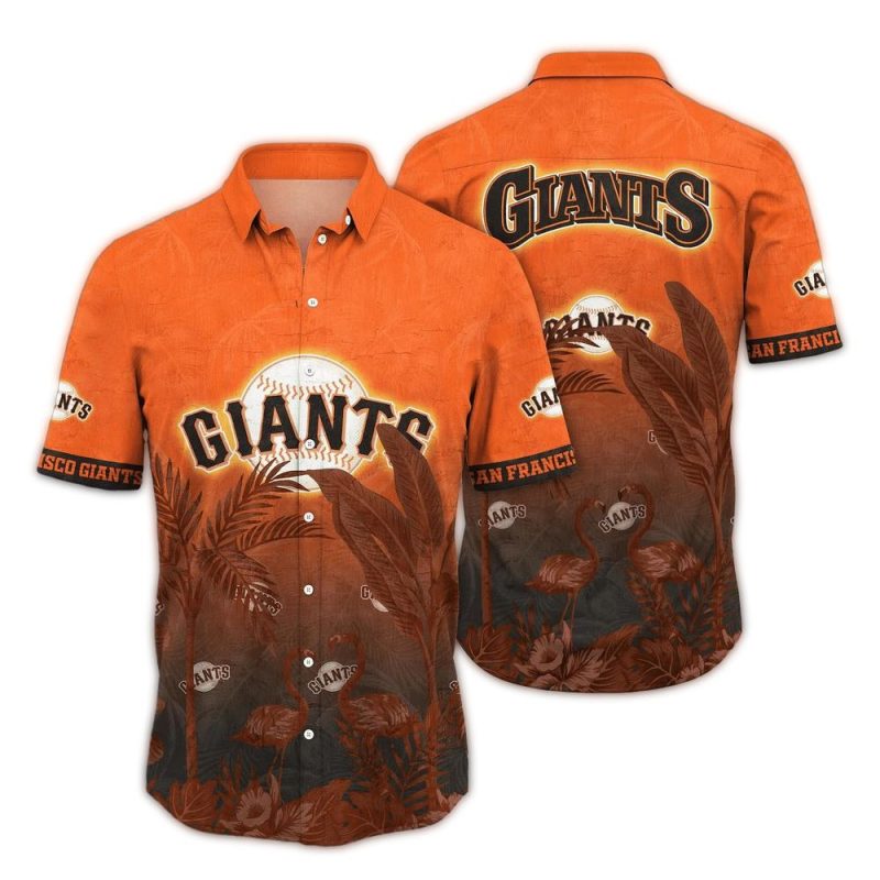 San Francisco Giants Flamingo Tropical Hawaiian Shirt 1