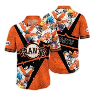 Floral Pineapple Hawaiian Shirt For San Francisco Giants Fans