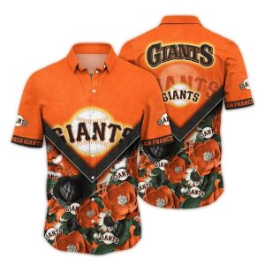 San Francisco Giants Floral Hawaiian Shirt For Men And Women