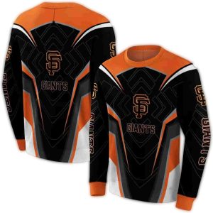 Futuristic San Francisco Giants All-Over Print Sweatshirt For Fans