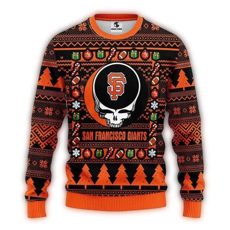 San Francisco Giants Grateful Dead Ugly Sweater 1