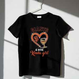San Francisco Giants Wine Lover T-Shirt For Women