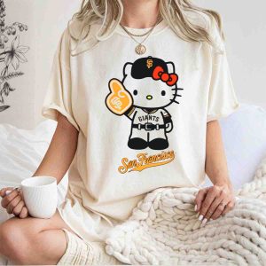 San Francisco Giants Hello Kitty Baseball T-Shirt For Fans