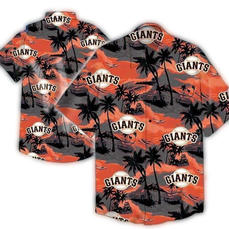 San Francisco Giants Island Pattern Hawaiian Shirt 1
