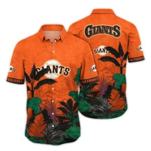 Vintage San Francisco Giants Hawaiian Shirt For Fans - Tropical Style