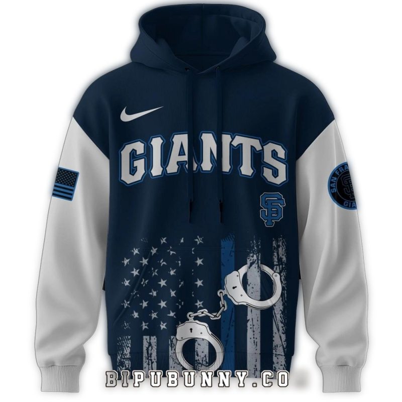 San Francisco Giants Law Enforcement Appreciation Day All over Print Hoodie 1