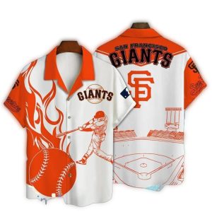 San Francisco Giants Mlb Hawaiian Shirt For Men - Tropical Style Apparel