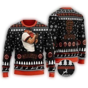 San Francisco Giants Mascot Holiday Ugly Sweater For Fans