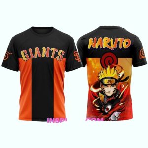 San Francisco Giants Naruto Night 2025 All-Over Print T-Shirt For Fans
