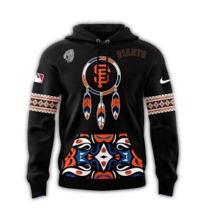 San Francisco Giants Indian Heritage All-Over Print Hoodie For Fans
