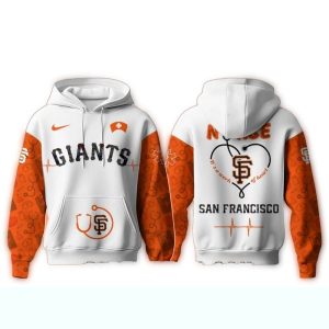 San Francisco Giants Nurses Game All-Over Print Hoodie For Fans