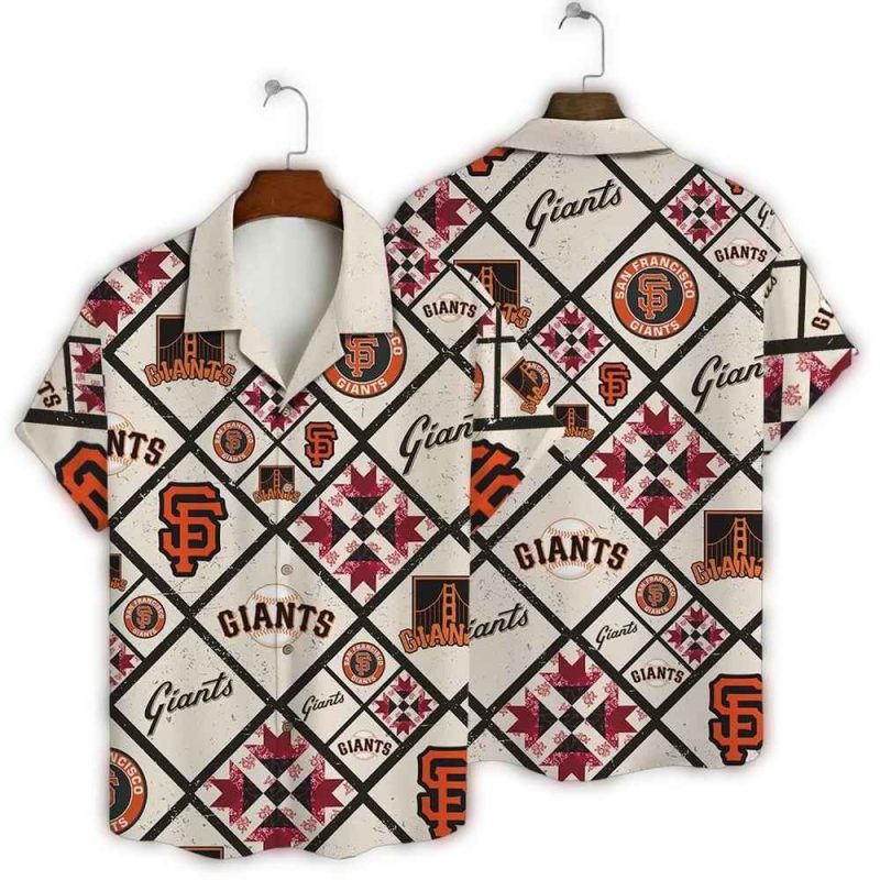 San Francisco Giants Patchwork Pride Hawaiian Shirt 1