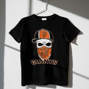 San Francisco Giants Skull Bandana T-Shirt For Fans