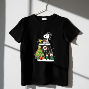 San Francisco Giants Snoopy Woodstock Christmas T-Shirt For Fans