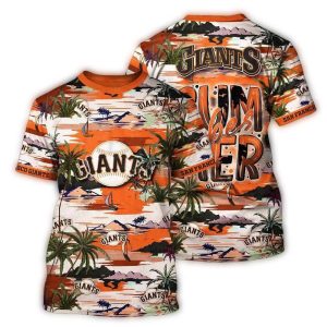 San Francisco Giants Summer Vibes All-Over Print T-Shirt For Fans