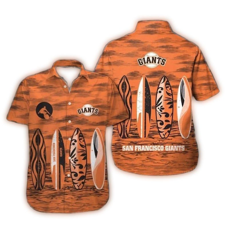 San Francisco Giants Surf Beach Hawaiian Shirt 1