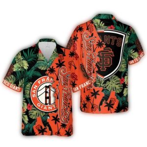 San Francisco Giants Tropical Hawaiian Shirt - Stylish Summer Apparel