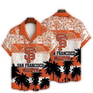 San Francisco Giants Tropical Logo Printed Hawaiian Shirt For Fans