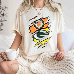 San Francisco Giants & Green Bay Packers Graphic T-Shirt For Fans
