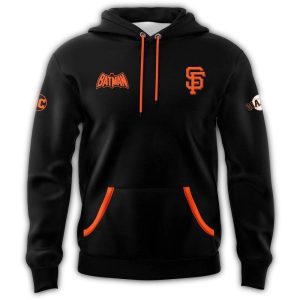San Francisco Giants X Batman All-Over Print Hoodie For Fans