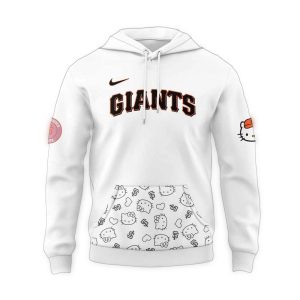 San Francisco Giants Hello Kitty All-Over Print Hoodie For Night Games