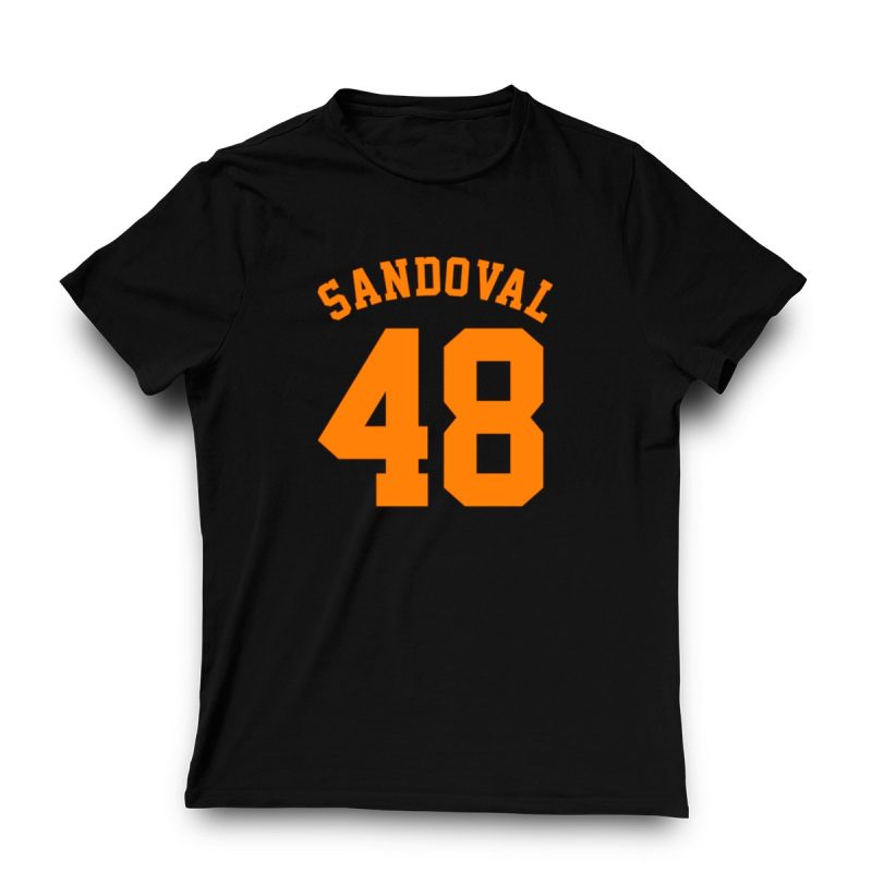 Atlanta Braves Sandoval 48 Jersey T-Shirt - Comfortable Fan Apparel - Image 3