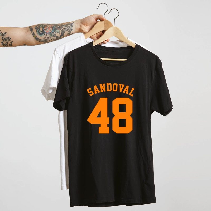 Atlanta Braves Sandoval 48 Jersey T-Shirt - Comfortable Fan Apparel - Image 4