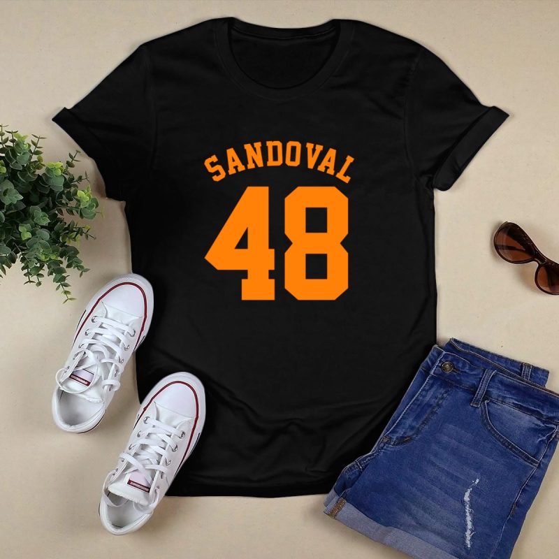 Atlanta Braves Sandoval 48 Jersey T-Shirt - Comfortable Fan Apparel - Image 5
