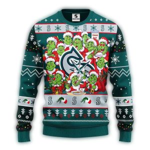 Seattle Mariners Grinch Christmas Day Ugly Sweater For Holiday Cheer