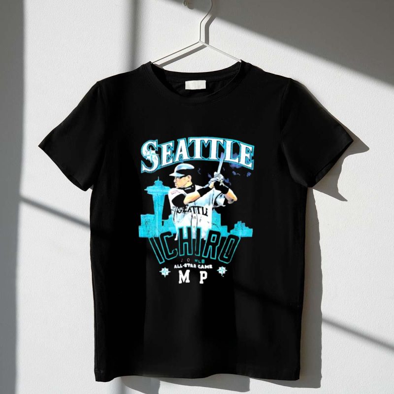 Seattle Mariners 2007 All Star Game MVP Ichiro Suzuki T Shirt t shirt 1 1