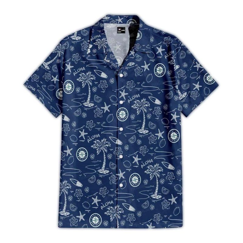 Seattle Mariners Aloha Paradise Hawaiian Shirt 1