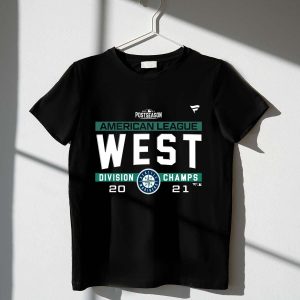 Seattle Mariners 2021 Al West Division Champions T-Shirt For Fans