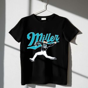 Bryce Miller Seattle Mariners 50 Pitcher T-Shirt For Fans
