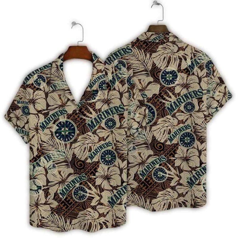 Seattle Mariners Coastal Breeze Hawaiian Shirt 1